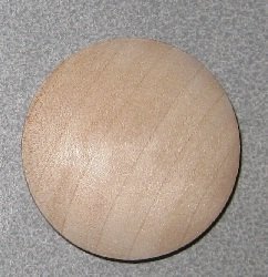 Береза заглушка для отверстий деревянная d30/D35мм