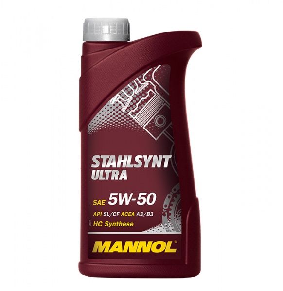 Масло моторное Mannol Stahlsynt Ultra 5w50 1л синтетическое