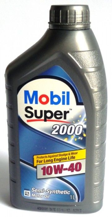 Масло моторное Mobil Super 2000 X1 10w40 полусинтетическое 1л