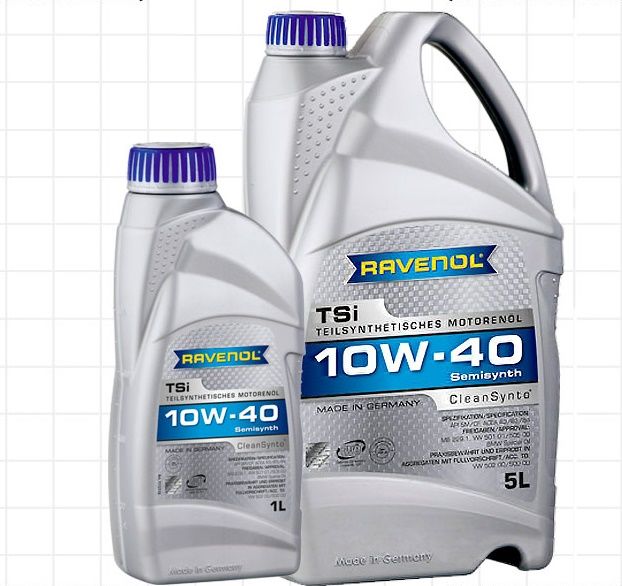 Моторное масло Ravenol TSI 10w-40 5л