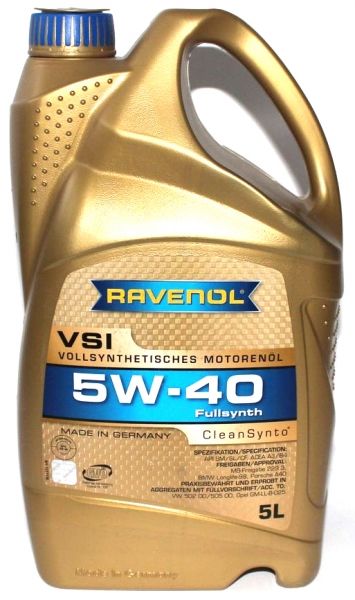 Моторное масло Ravenol VSI 5w-40 4л