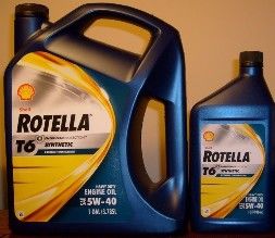 Моторное масло Shell Rotella T6 5w-40 208,2л