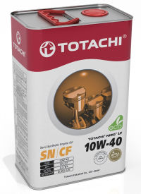 Моторное масло TOTACHI NIRO LV SN/CF Semi-Synthetic 10W-40 4л/3,47 кг