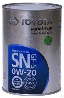 Моторное масло TOYOTA 0W20 SN/GF-5 1л #1