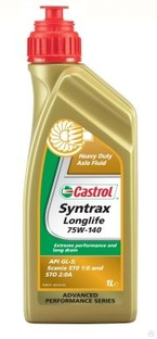 Редукторное масло CASTROL Syntrax Long Life 75w-140 GL-5 синт (SAF-X) 1л