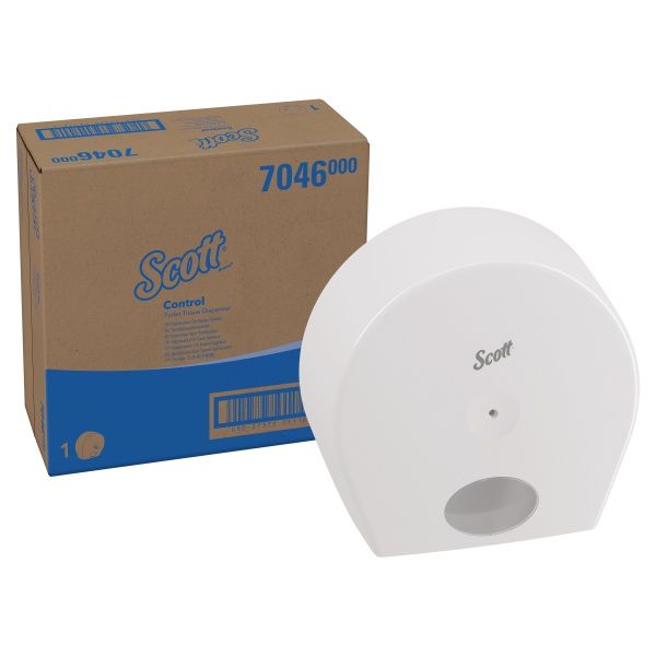 Диспенсер для туалетной бумаги в рулонах 7046 AQUARIUS SCOTT® CONTROL 2