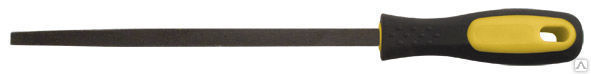 Напильник, прорезиненная ручка, круглый 200 мм