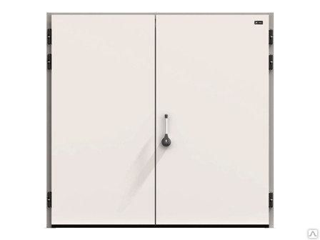 Дверь распашная двустворчатая РДД-2400.2100/02 S100 (низкотемпературная)