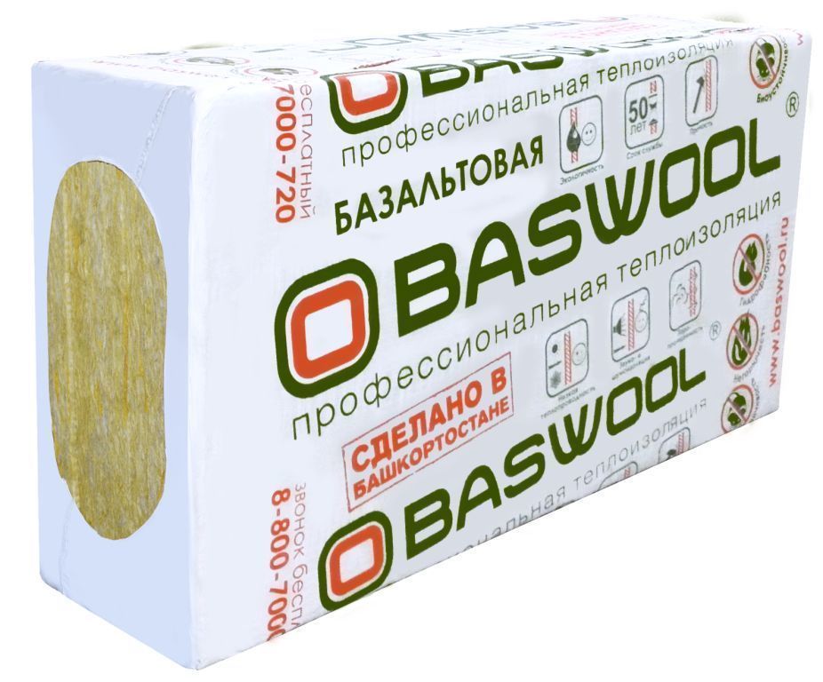 Базальтовый утеплитель BASWOOL ЛАЙТ 30 кг/м3
