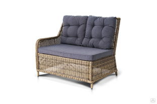 Бергамо, плетеный правый модуль дивана #1