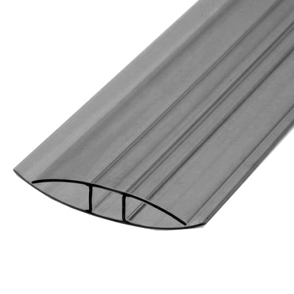 Комплектующие Юг-Ойл-Пласт Профиль соединительный неразъемный (хлыст 6м) для ПК 10 мм = серый