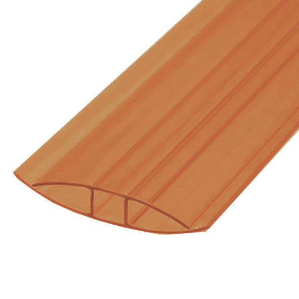 Комплектующие Юг-Ойл-Пласт Профиль соединительный неразъемный (хлыст 6м) для ПК 10 мм = коричневый