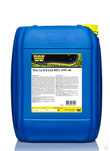 Моторное масло WEGO DE2 SAE 10W-40 20 л 