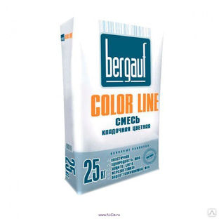 Кладочная Bergauf смесь цветная Color Line, 25 кг, цвет: белый