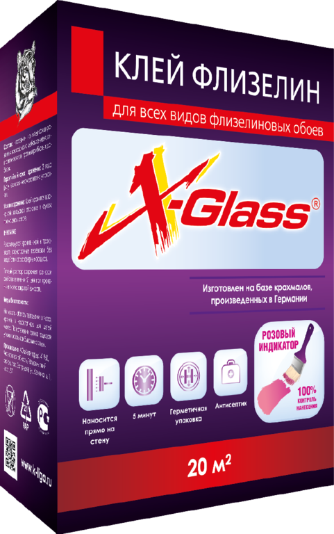 Флизелиновый Клей X-Glass