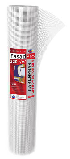 Панцирная фасадная сетка FasadPro 320 г/м2