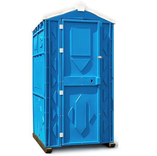 Туалетные кабины "Эконом" синего цвета
