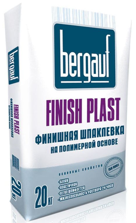 Шпатлевка Bergauf Finish Plast, 20 кг