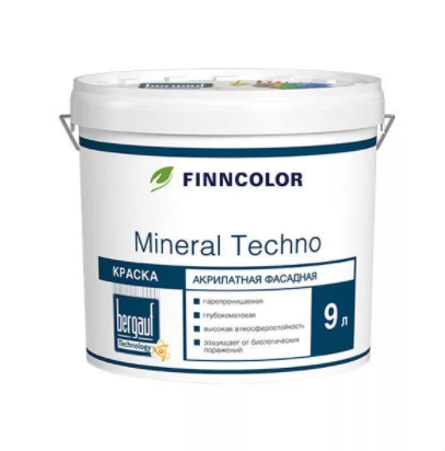 Краска Bergauf Finncolor Mineral Techno MRA, База А, 9 л