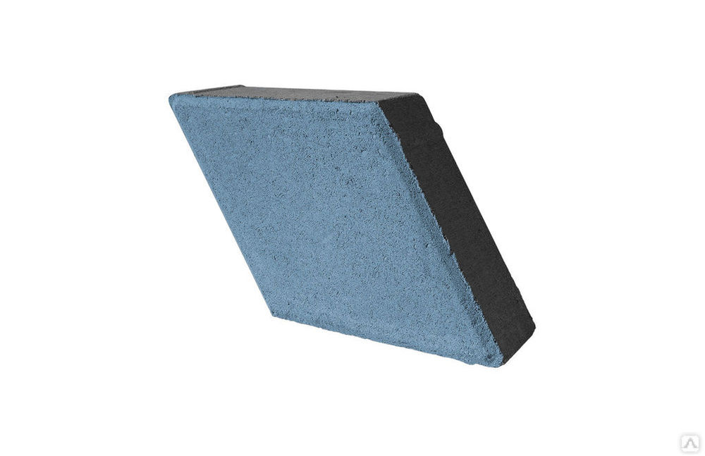 Брусчатка Ромб (standart) - Темно-синий 200x200x60 мм