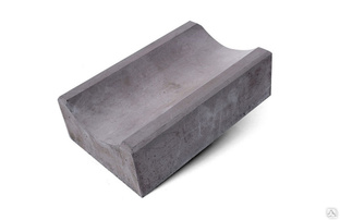 Лоток водоотводный бетонный 260x160x70 мм Серый 