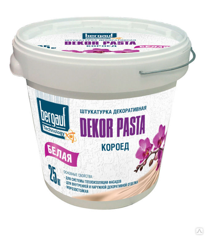 Штукатурка Bergauf Dekor Pasta 2 мм, 25 кг