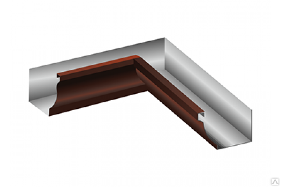 Внутренний 120. Угол желоба внутренний 120х86. Угол желоба водосточного внутренний Модерн 120х86мм (ral9010) белый. Угол желоба внутренний 120х86 (пл-02-8017-0.5). Водосток прямоугольный МП Модерн.
