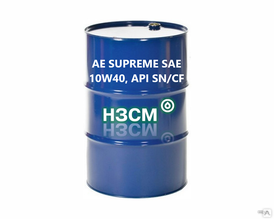 Моторное масло ТМ АВТОЭКСПРЕСС AE SUPREME SAE 10W40, API SN/CF, бочка 60 кг