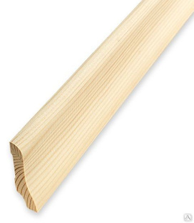 Плинтус напольный деревянный сорт а 55 мм 3 м