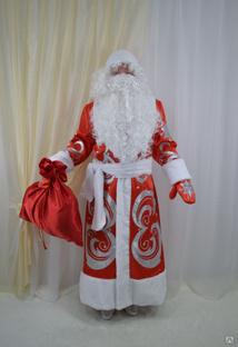 Костюм Дед Мороз Нарядный 170-176 см, размер 52 #1