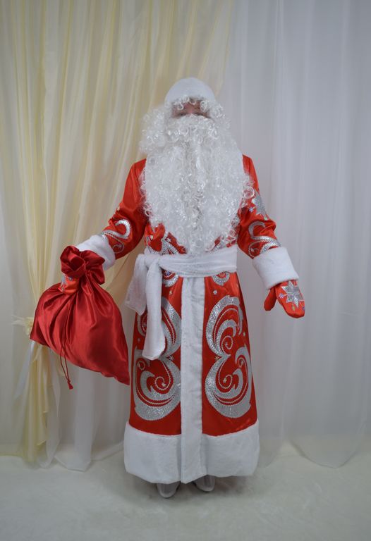 Костюм Дед Мороз Нарядный 170-176 см, размер 52 1