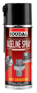 Смазка аэроз. на основе вазелин.масла Soudal Vaseline Spray 400мл 134153 