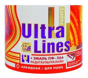 Эмаль ПФ-266 Радуга Maler Ultra Lines красно-коричневая 10кг