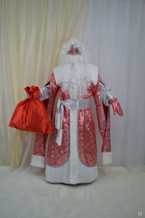 Костюм Дед Мороз Царский парча 170-176 см, размер 60 #1
