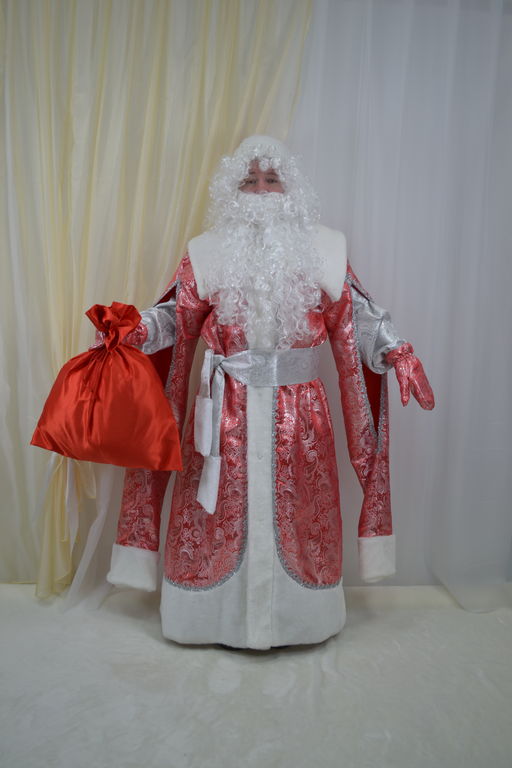 Костюм Дед Мороз Царский парча 170-176 см, размер 60 1