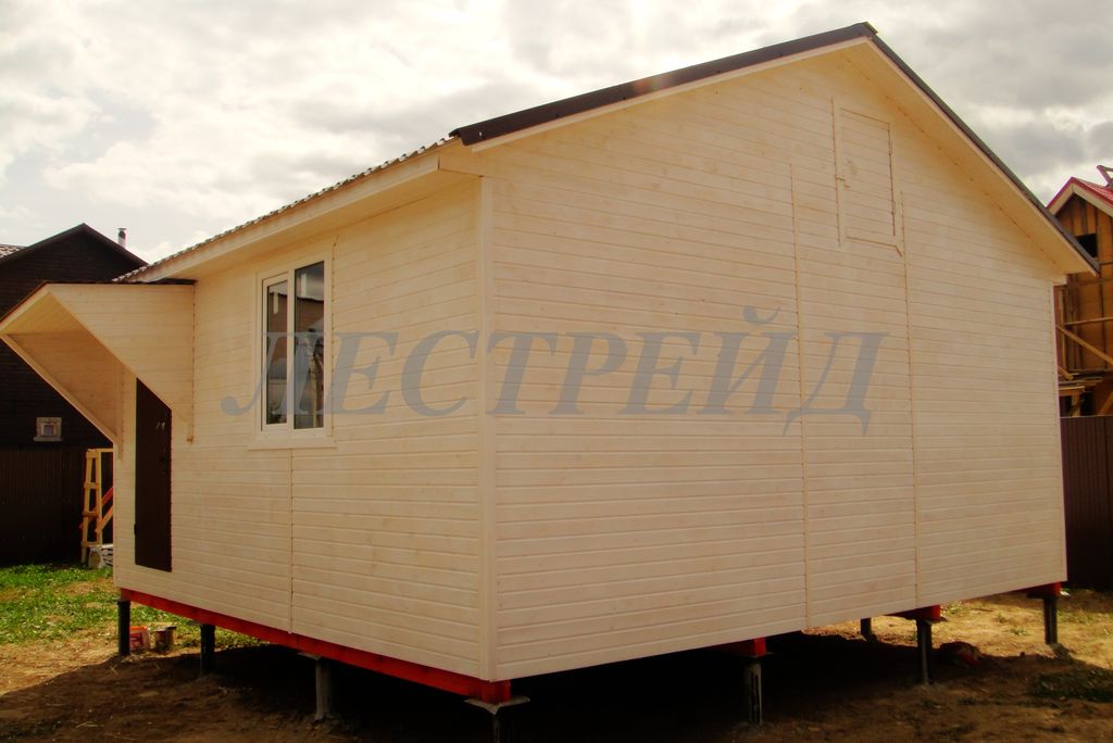Строительство домов деревянных дачных 6х6 м "Дачник-2"