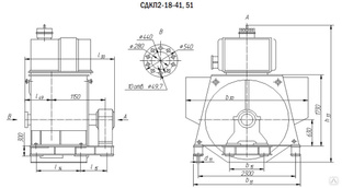 Двигатель синхронный компрессорный СДКП2-17-39-12Ф УХЛ4 