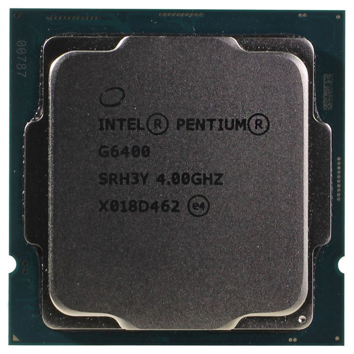Процессор Intel Pentium Gold G6400, 2x4.0GHz/4Mb/UHDG 610 LGA-1200 OEM