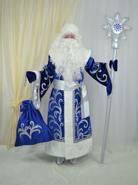 Костюм Дед Мороз Нижегородский 170-176 см, размер 54-56