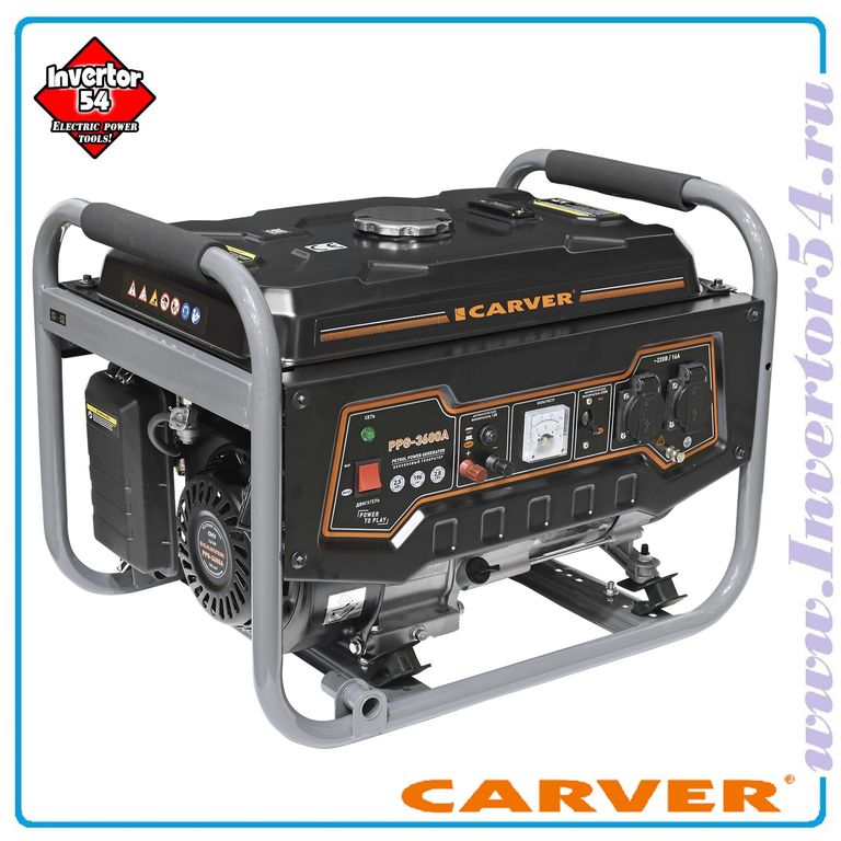 Бензиновый генератор Carver PPG-3600A
