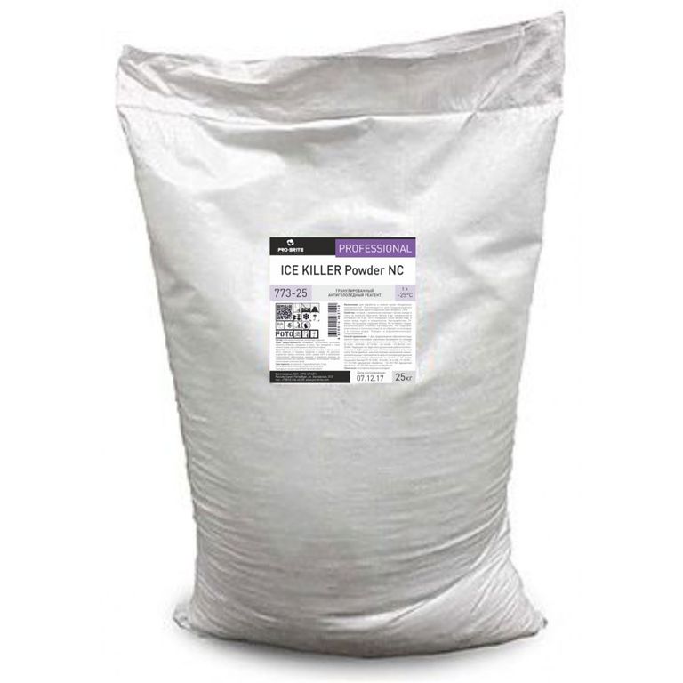 Реагент антигололедный Ice Killer Powder NC, 25 кг мешок