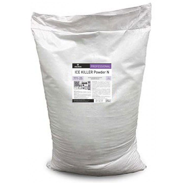 Реагент антигололедный Ice Killer Powder N, 25 кг мешок