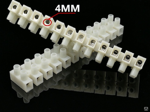 Клеммная колодка клеммник 25 А купить от 60 до 66 руб./ед. в Москве от ...