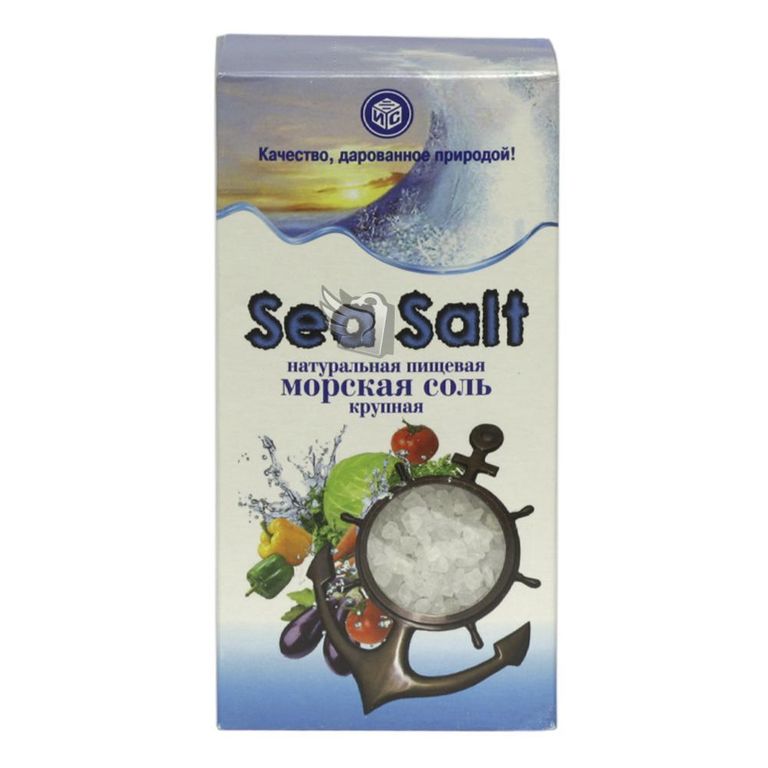 Соль пищевая молотая (морская), 0,6кг