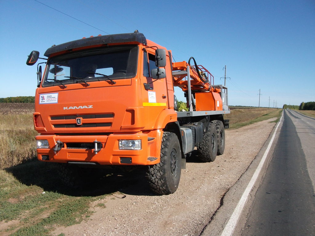 Агрегат заглубления анкеров АЗА-3М на шасси Камаз 43118, цена в Самаре от  компании Вектор