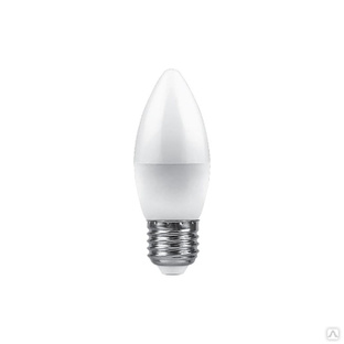 Лампа светодиодная LED Е14 9 Вт дневная матовая свеча LB-570 Feron 25800 