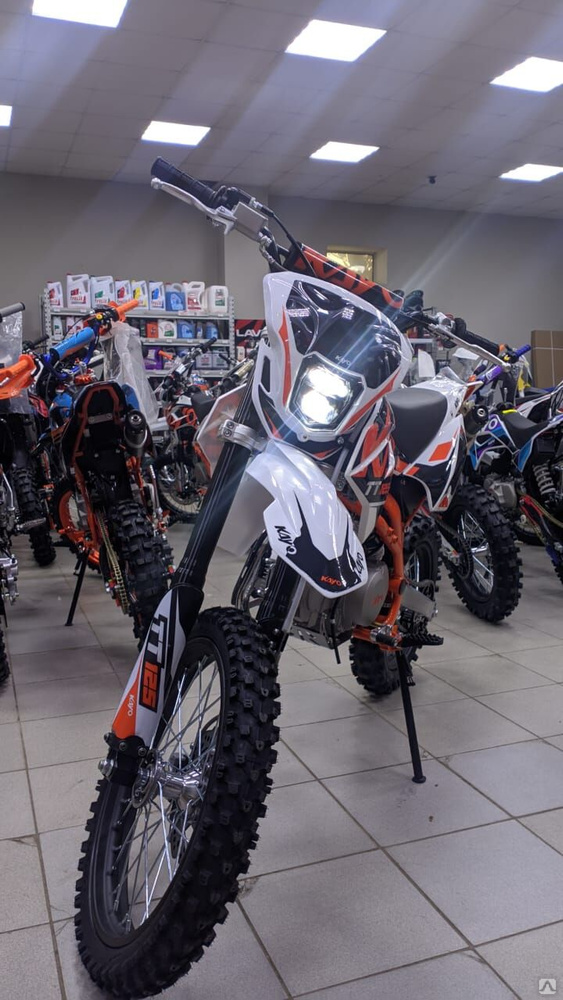 Питбайк KAYO BASIC TT125EM 17/14 KRZ (механическое сцепление ...