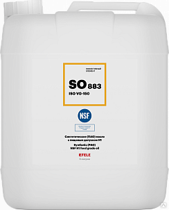 Синтетическое (ПАО) масло с пищевым допуском H1 EFELE SO-883